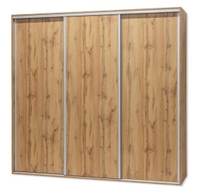 Nábytek Mikulík Skříň ONYX - 3x plné dveře (š 210-270 cm/v 220 cm) ROZMĚR: (š/v/h) 210 x 220 x 60 cm