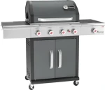 LANDMANN Plynový gril Triton PTS 4.1 šedá (12964) / 15 kW / rošt 65 x 44 cm (12964)