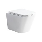 Mereo WC závěsné kapotované, RIMLESS, 490x340x350, keramické, vč. sedátka CSS118S, 8ks VSD83SAKCE8