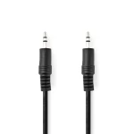 Nedis Stereo Audio kabel jack 3.5 mm (M) - jack 3.5 mm (M) 0.50 m černá (CAGT22000BK05)