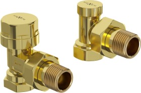 MEXEN - úhlové radiátorové ventily, zlatá W901-000-50