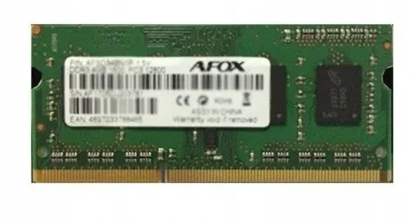 AFOX 8GB (1x8GB) / Operační paměť SO-DIMM / DDR3 / 1866MHz / 1.35V (AFSD38CK1L)