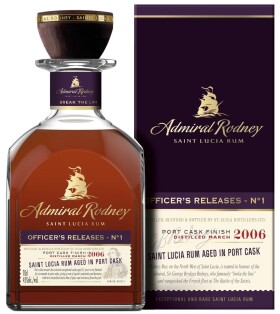 Admiral Rodney OFFICER'S RELEASE N°1 PORT CASK 2006 45% 0,04l