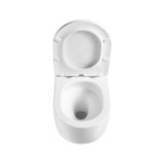 INVENA - WC mísa závěsná, Korfu kulatá, s prkénkem soft-close CE-95-001-L