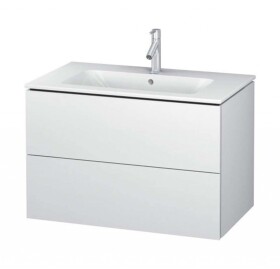 DURAVIT - L-Cube Umyvadlová skříňka 55x82x48 cm, 2 zásuvky, bílá mat LC624101818