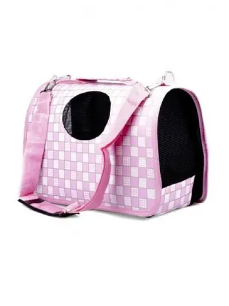 AnimALL Taška Pink squares M 40x21x27 cm (108346)
