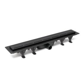 Sprchový žlab SAT 70 cm plast černý mat ZLAB70BL ZLAB70BL