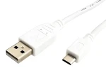OEM bílý / Kabel USB-A - microUSB B / 5pin / 1,8 m (11.99.8752)