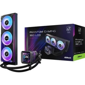 ASRock Phantom Gaming 360 LCD černá / 3x 120mm / 31.4 dB @ 2400 RPM / 61.28 CFM / AMD + Intel (90-APGA36-BAAGA5)