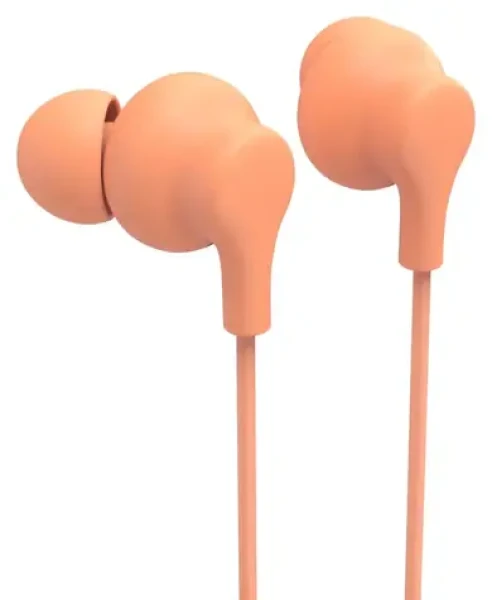 Hama Curly oranžová / Sluchátka do uší s mikrofonem / USB-C / 1.2 m