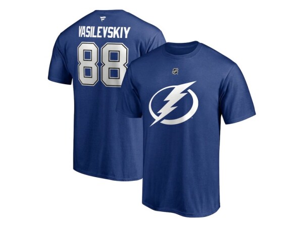 Fanatics Pánské Tričko Andrei Vasilevskiy #88 Tampa Bay Lightning Authentic Stack Name Number Velikost: