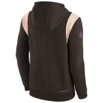 Nike Dětská mikina Cleveland Browns NFL 2022 On-Field Sideline Therma Hoodie (YOUTH)
