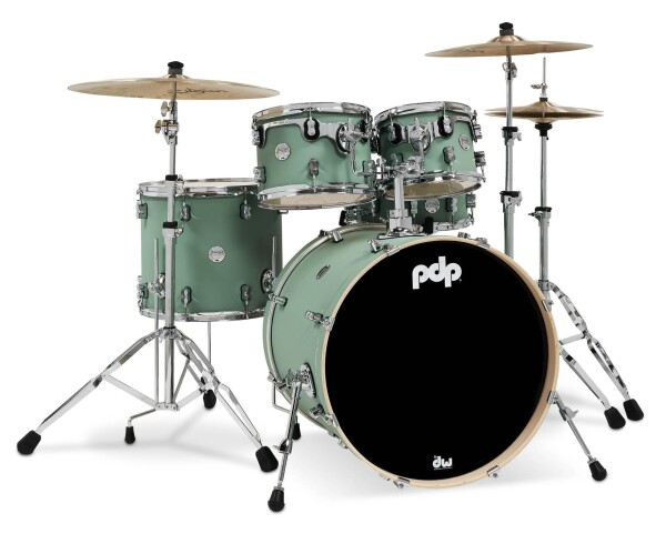 PDP Concept Maple 5 Piece Set Satin Seafoam Finish Ply