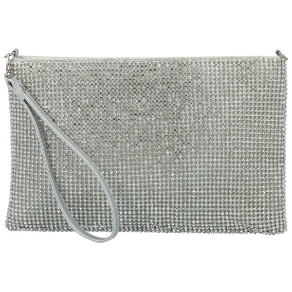 Elegantní psaníčko MOON Gella, stříbrná