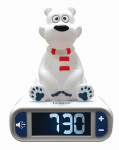 Lexibook budík lední medvěd se svítící figurkou - Alltoys Lexibook