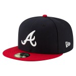 New Era Pánská kšiltovka Atlanta Braves MLB Authentic 59FIFTY Fitted Home Velikost: 7 3/4