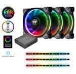 THERMALTAKE Riing Plus 12 RGB Radiator Fan Lumi Plus TT Premium Ed. 3pack / 120 x 120 x 25 mm / 1500 RPM / 24.7 dB (CL-F076-PL12SW-A)