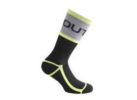 Dotout Prime ponožky Black/Fluo Yellow vel. L/XL