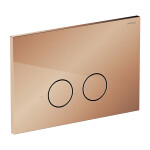 OMNIRES - Set: STRONGFRAME podomítkový rám ECO + STEEL-R45 nerez tlačítko, měď lesk STFWCECO1R45-RCP