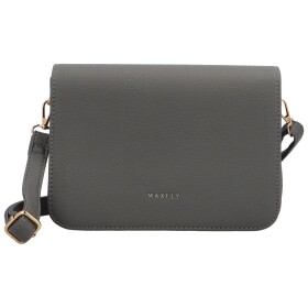 Elegantní dámská koženková crossbody Julys, šedá