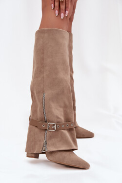 Kozačky na podpatku model 217210 Step in style 40