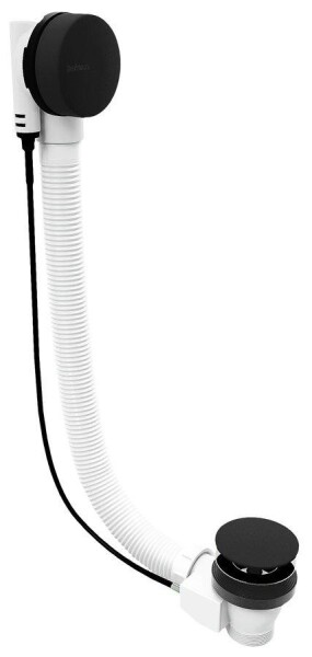 Vanová souprava, bovden, délka 600mm, zátka 72mm, černá mat