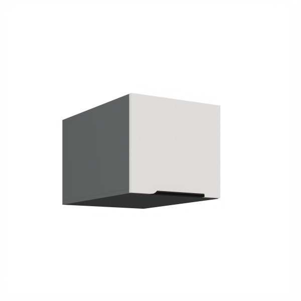 Horní skříňka Aria ANT 40 NAGU-36 1F Barva korpusu: Antracit, Barva dvířek: WH - Crystal white AFM