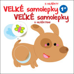 Velké samolepky s mláďaty Pejsek /Veľké samolepky s mláďatami Psík