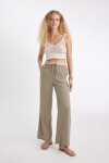 DEFACTO Wide Leg Double Pocket Normal Waist Standard Length Trousers