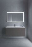 DURAVIT - L-Cube Umyvadlová skříňka 55x122x48 cm, 2 zásuvky, grafit mat LC624304949