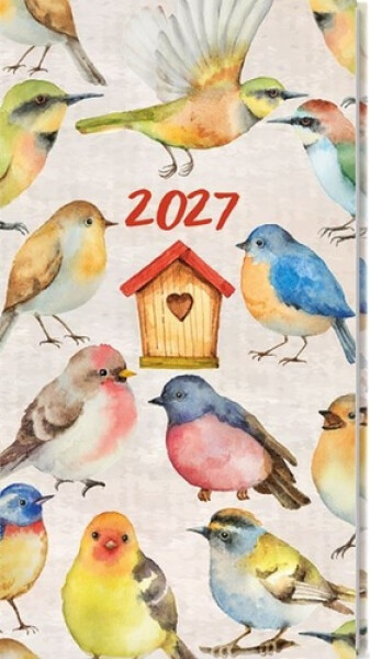 Týdenní diář 2027 Jakub Lamino kapesní Ptáčci