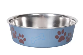 Karlie Miska nerezová s plastovým opláštěním metalická modrá 21.5cm 1500ml (KF-1030946)
