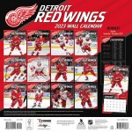 JF Turner Kalendář Detroit Red Wings 2023 Wall Calendar