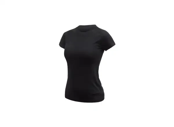 SENSOR MERINO ACTIVE NO LOGO dámské triko kr.rukáv černá