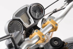 Zvýšení řídítek+ 20 mm nahoru a zpět +30 mm. zlatý. Od Bmw.