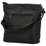 Trendy dámská koženková crossbody kabelka Nicoll, černá