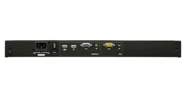 ATEN Console 18.5" LCD / KVM konzole / VGA / USB / 1 port / krátká hloubka, rack 19" 1U (CL3100NX-FR)