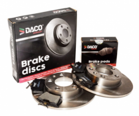 Brzdy kotouče a desky zadní VW BORA GOLF IV 4 AUDI A3 - DACO