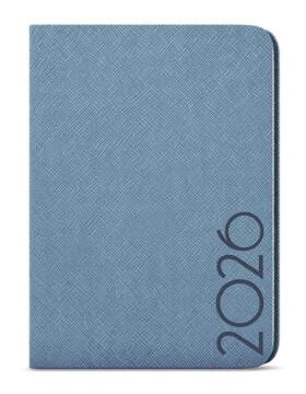 Týdenní diář 2026 Zoro Toro A5 modrošedá