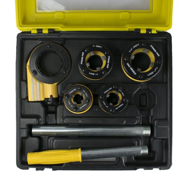 STREND PRO 222904 Závitnice instalatérská, sada 6ks, 1/2" - 5/4", PROFI