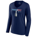 Fanatics Dámské tričko Colorado Avalanche 2022 Stanley Cup Champions Celebration V-Neck Long Sleeve Velikost: