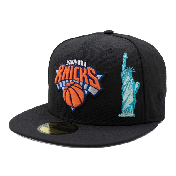 New Era Pánská kšiltovka New York Knicks NBA Statue of Liberty 59FIFTY Fitted Velikost: 7 1/4