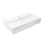 Umyvadlo SAT Infinitio 80,5x46,5 cm otvor pro baterii uprostřed SATINF8046 SATINF8046