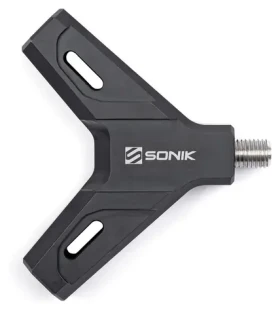 Sonik Aluminium Spreader Block / Podběrákový kříž / Kovaný hliník / Závit 3/8" / 13 mm