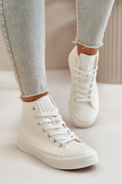 Dámské Zateplené Tenisky Z Eko Kůže Bílé Big Star model 21669546 - Big Star Shoes 38