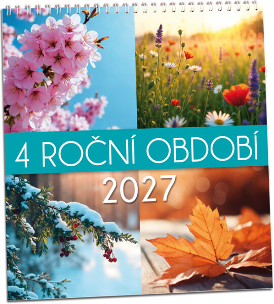 Nástěnný kalendář 2027 Aria 4 roční období