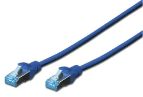 Digitus modrý / Patch kabel / Cat 5e / SF/UTP / AWG 26/7 / 1 m (DK-1532-010/B)