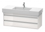 DURAVIT - Ketho Umyvadlová skříňka 48x120x46 cm, 2 zásuvky, lesklá bílá KT664202222