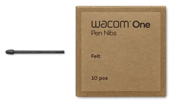 Wacom Pen Nibs Felt / Náhradní hroty pera / plstěné / 10 ks / pro Wacom One Standard Pen (ACK24919Z)