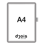Djois samolepicí rámeček - Magneto Memo, A4, šedý, 1 ks